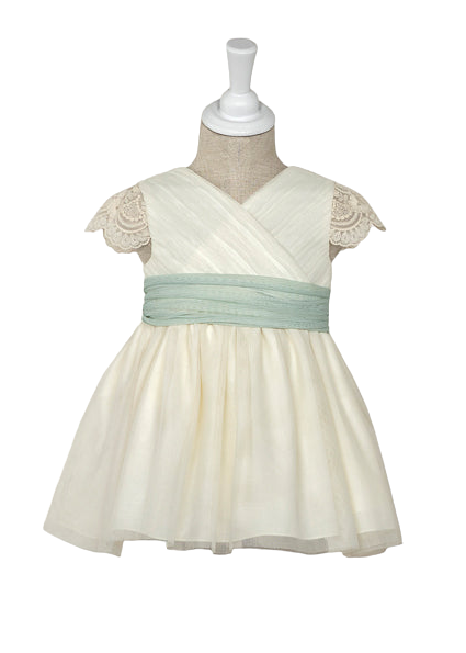 Abel & Lula Girls Pleated Tulle Dress Age 12 Months