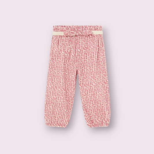 Mayoral Girls Age 12 Months Printed Loose Fit Trousers 1544-22