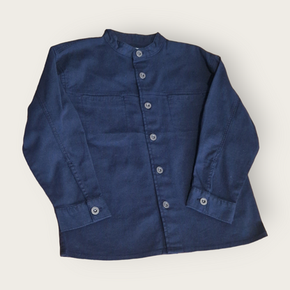 Mayoral Age 4 Boys Navy Blue Over Shirt 3124-40