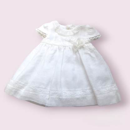 Mayoral Newborn Girls Chiffon Dress with Nappy Cover 1821-23