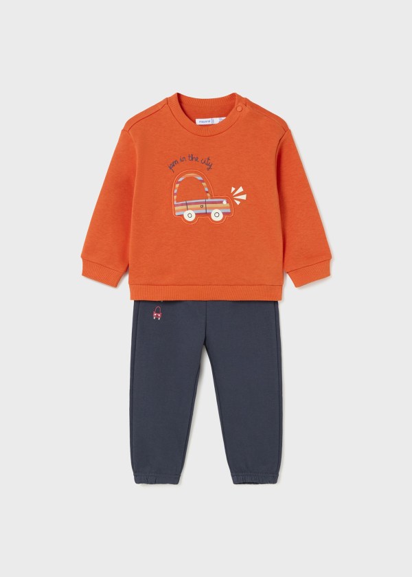 Mayoral 12 Month Boys Two-Piece Car Tracksuit 2821 24