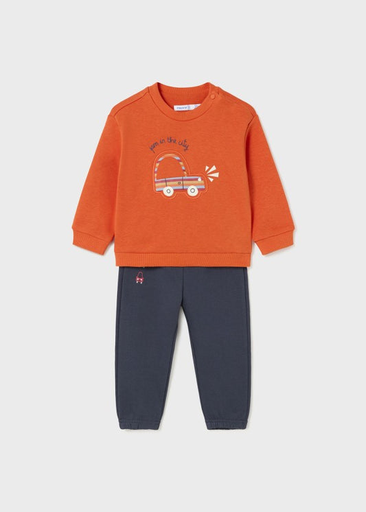 Mayoral 12 Month Boys Two-Piece Car Tracksuit 2821 24