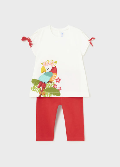 Mayoral Girls Age 12 Months Leggings  & Top Set