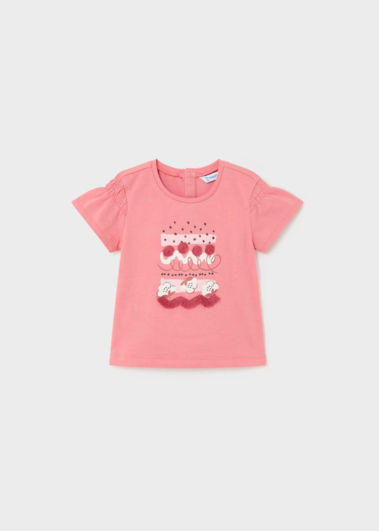 Mayoral Girls Age 12 Months Printed T Shirt