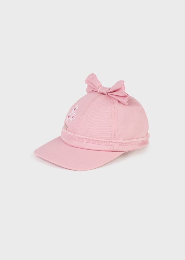 Mayoral Girls Age 12 Months Embroidered Cap