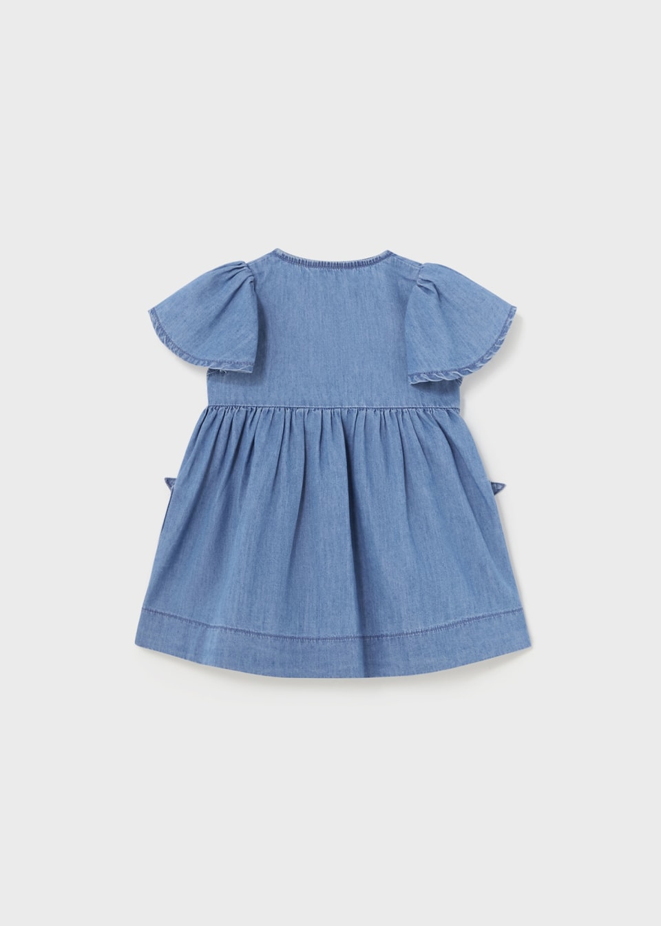 Mayoral Girls Age 12 Months Soft Denim Dress