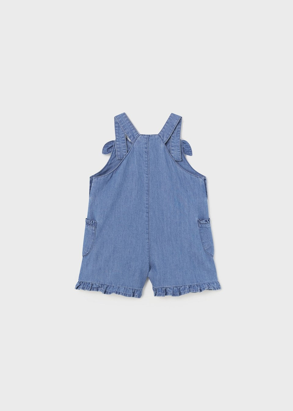 Mayoral Girls Age 12 Months Soft Denim Romper/ Jumpsuit