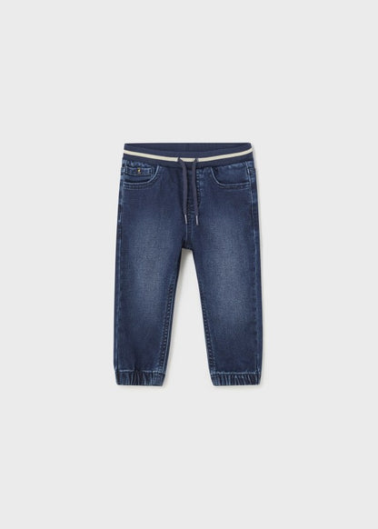 Mayoral Boys Age 12 Months Navy Jogger Jeans