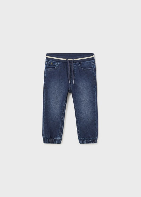 Mayoral Boys Age 12 Months Navy Jogger Jeans