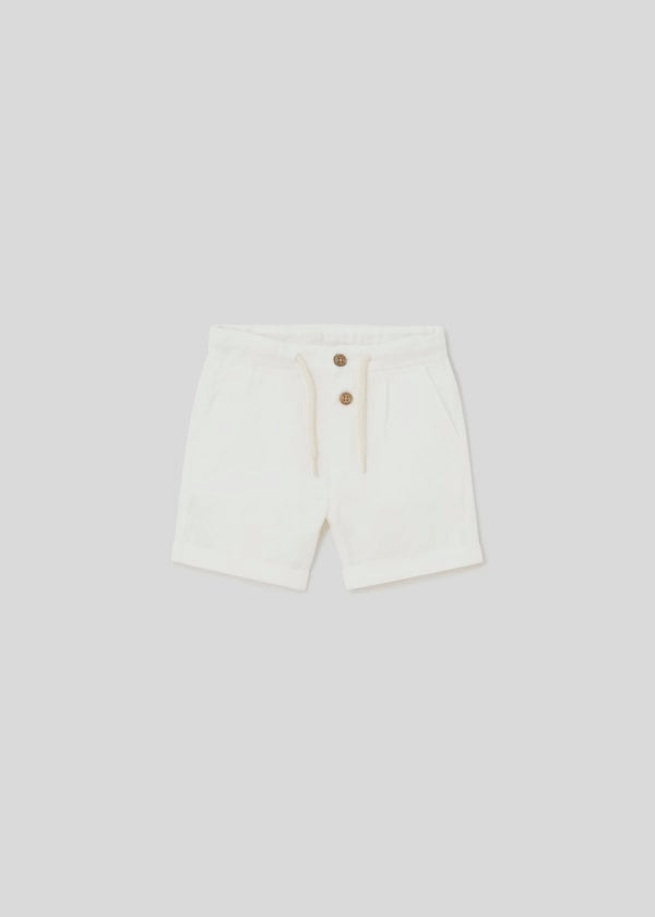 Mayoral 12 Month Boys Linen Mix Shorts