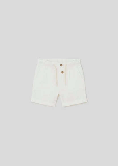 Mayoral 12 Month Boys Linen Mix Shorts