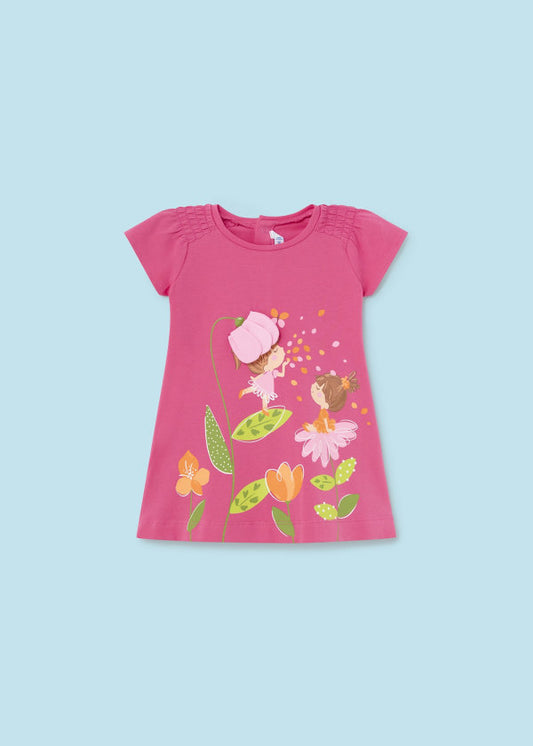 Mayoral Girls Age 12 Months Printed Summer Dress