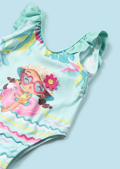 Mayoral Girls Age 12 Months Swimsuit