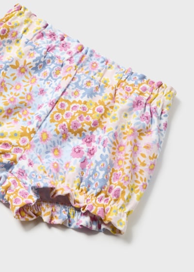 Mayoral Girls Age 12 Months Printed Shorts