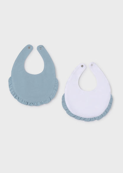 Mayoral Two Cotton Bib Set