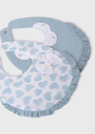 Mayoral Two Cotton Bib Set