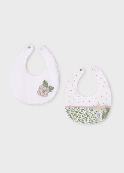 Mayoral Two Cotton Bib Set