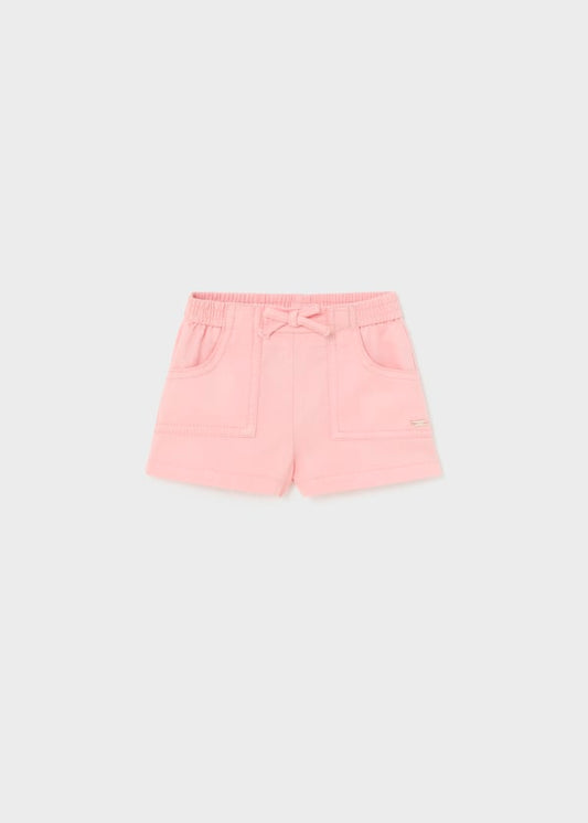 Mayoral Girls Age 12 Months Twill Cotton Shorts