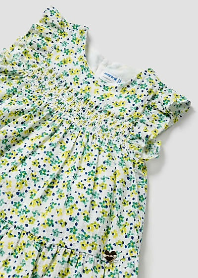 Mayoral Girls Age 12 Months Floral Cotton Blouse 1102-46