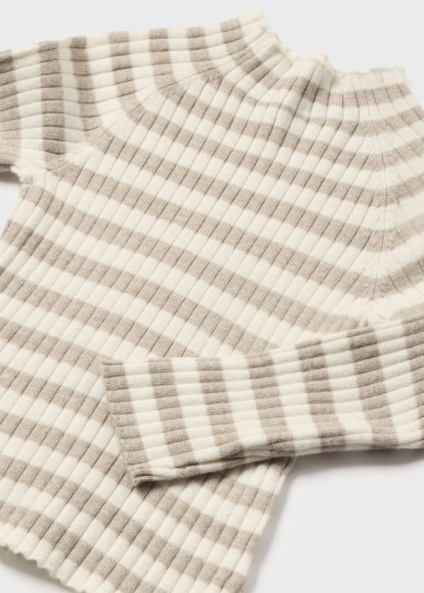 Mayoral 12 Month Girls Striped Turtle Neck 2046 27