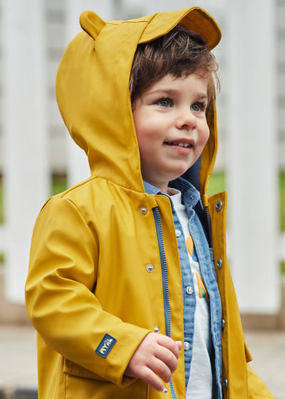 Mayoral 12 Month Boys Hooded Parka With Ears 2470 10