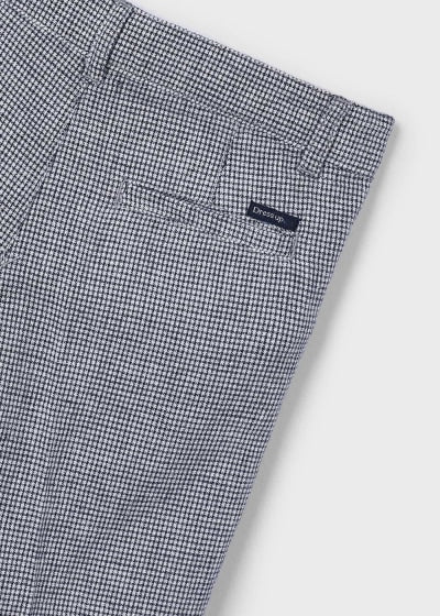 Mayoral Age 4 Boys Striped Linen Blend Set 3282-38