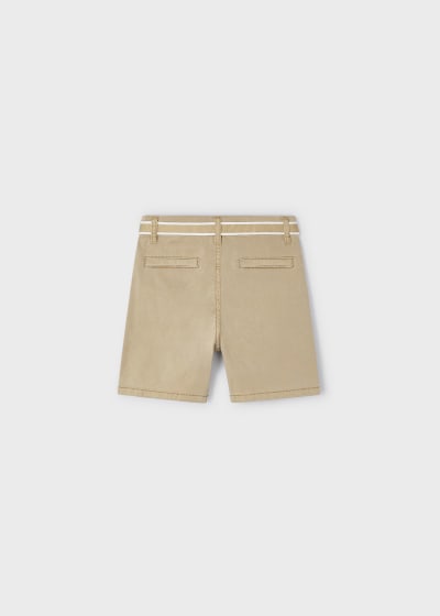 Mayoral Age 4 Boys Belted Cotton Shorts