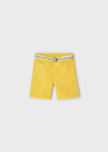 Mayoral Boys Age 4 Belted Cotton Shorts 3275-10