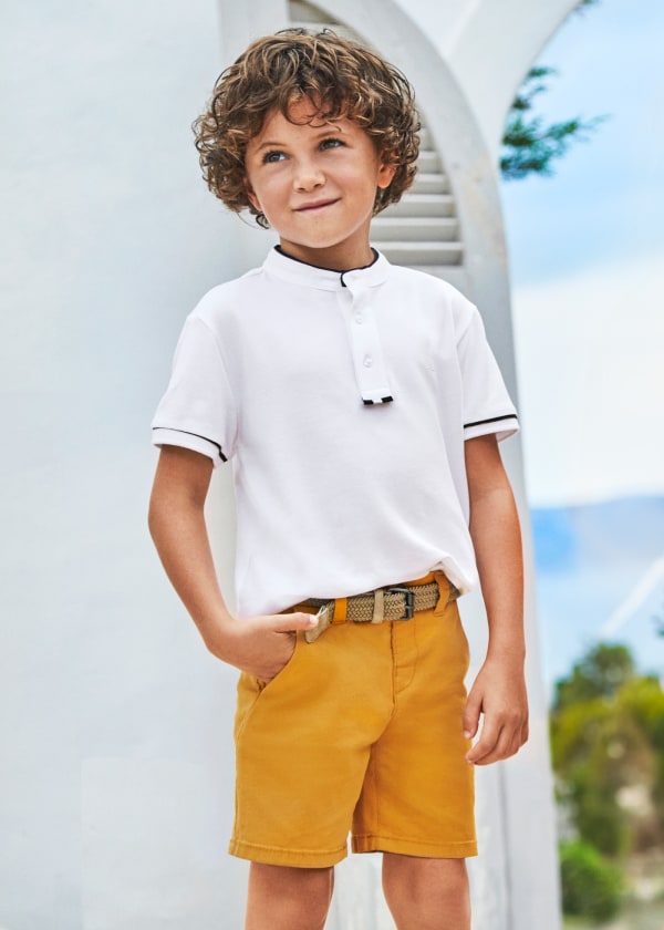 Mayoral Age 4 Boys Twill  Chino Shorts 202–55