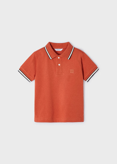 Mayoral Age 4 Boys Polo Shirt With Textured Trim 3103–71