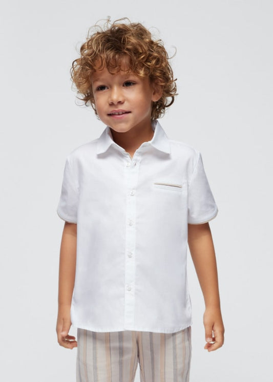 Mayoral Age 4 Boys Smart White Shirt 3112-32