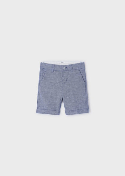 Mayoral Age 4 Boys Linen Chino Shorts 3267-78