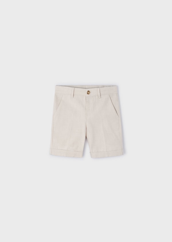 Mayoral Age 4 Boys Linen Blend Chino Shorts 3267-76