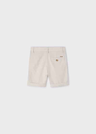 Mayoral Age 4 Boys Linen Blend Chino Shorts 3267-76