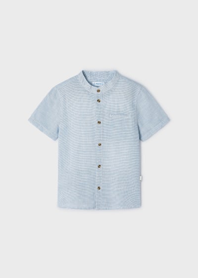 Mayoral Age 4 Boys Mao Linen Shirt 3113–53