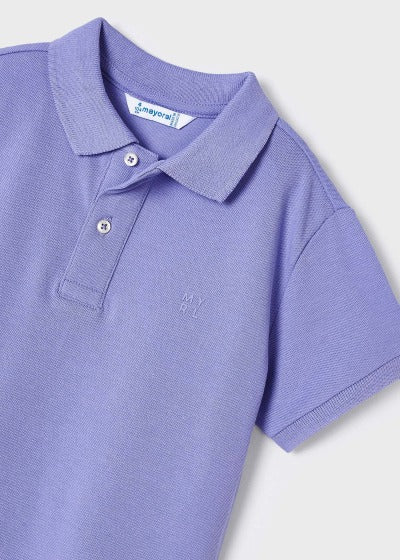 Mayoral Age 4 Boys Lilac Polo Shirt 150–33