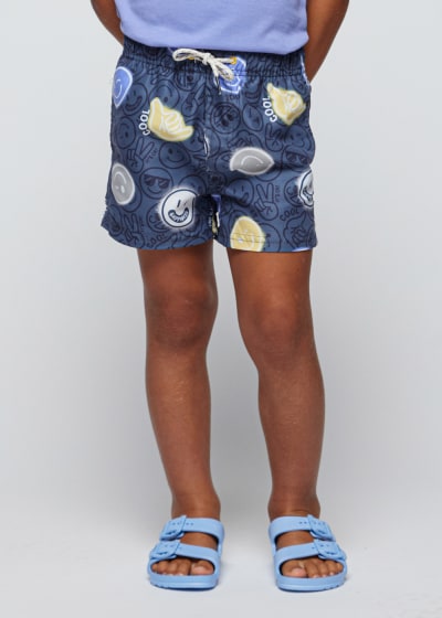 Mayoral Age 4 Boys Printed Swim Shorts 3616-30