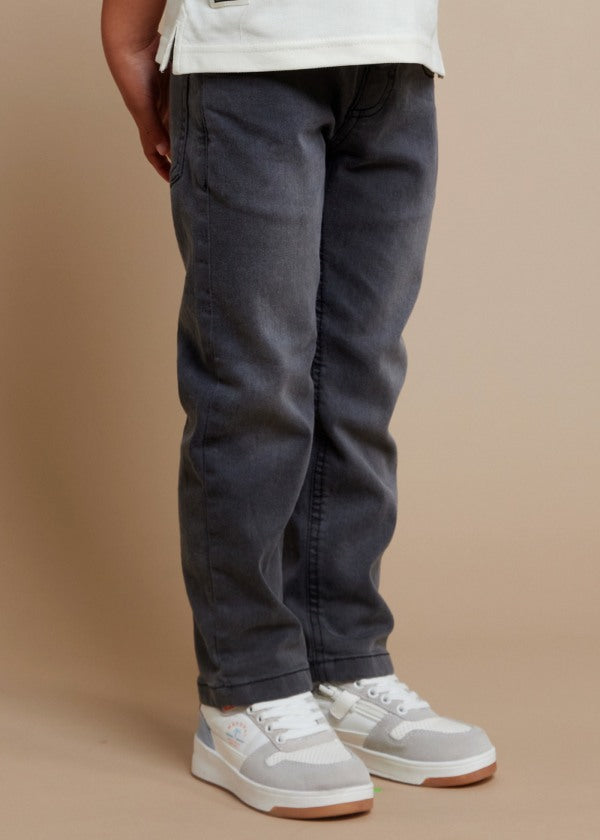 Mayoral Age 4 Boys Grey Regular  Fit Jeans