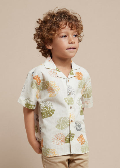 Mayoral Age 4 Boys Printed Loose Fit Shirt