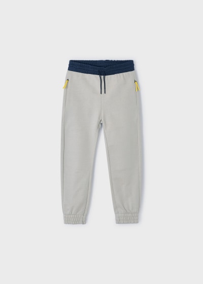 Mayoral Age 4 Boys Light Grey Jogging Bottoms 3548-20