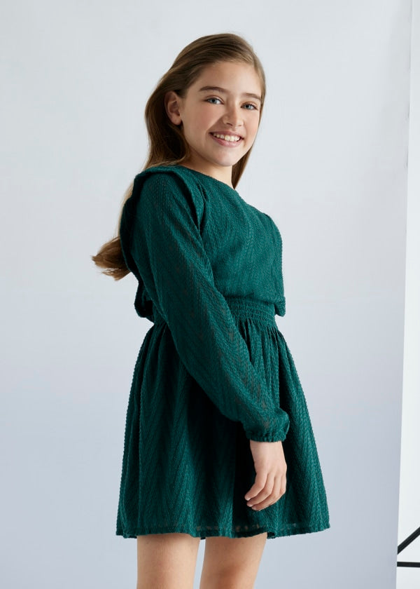 Mayoral Girls Age 8 Chiffon Dress 7977-34