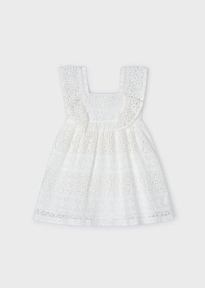 Mayoral Girls Age 4 Lace  Dress