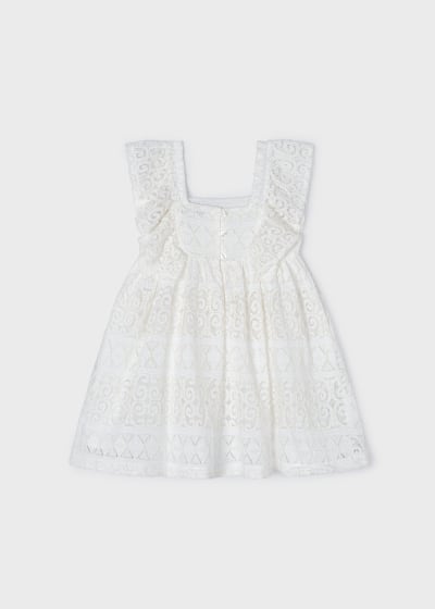 Mayoral Girls Age 4 Lace  Dress