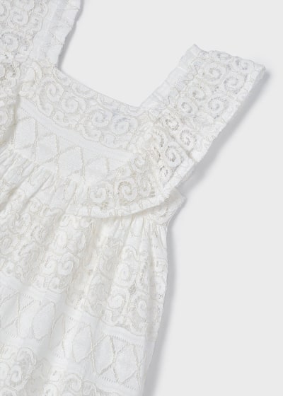 Mayoral Girls Age 4 Lace  Dress