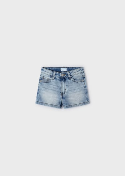 Mayoral  Girls Age 4 Soft Denim Shorts 236-95