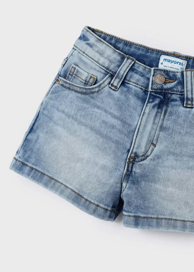 Mayoral  Girls Age 4 Soft Denim Shorts 236-95