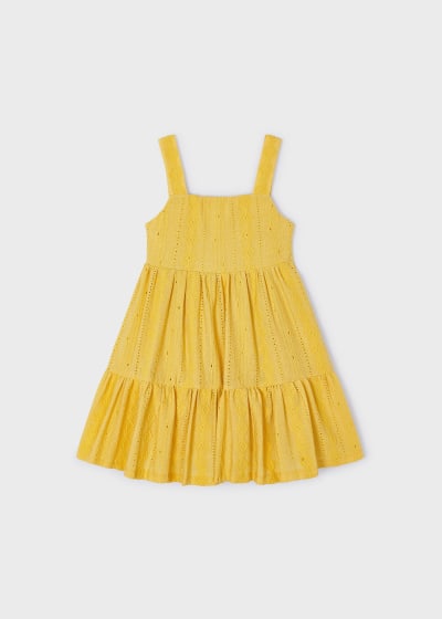 Mayoral Girls Age 4 Embossed  Dress