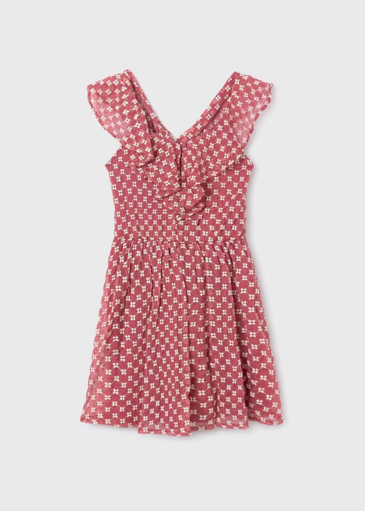 Mayoral Girls Age 8 Embroidered Dress