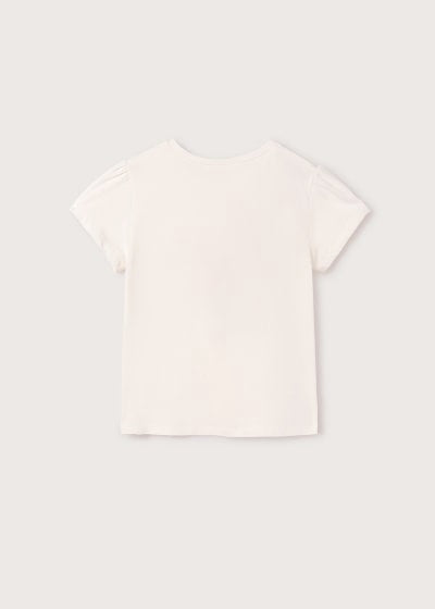 Mayoral Girls Age 8 Tulle Cotton Top