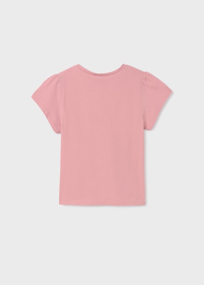 Mayoral Girls Age 8 Embroidered T-shirt